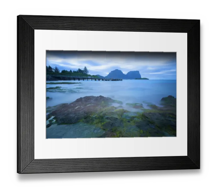 Framed Print : Scenically beautiful and a world heritage designated location, Lord Howe Island lies between the South Pacific ocean and the Tasman sea off the coast of New South Wales, Australia Framed Print : Scenically beautiful and a world heritage designated location, Lord Howe Island lies between the South Pacific ocean and the Tasman sea off the coast of New South Wales, Australia