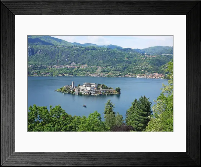 Framed Print : Italy, Piedmont, Lake Orta Framed Print : Italy, Piedmont, Lake Orta