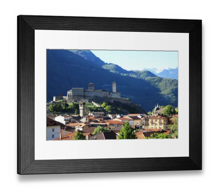 Framed Print : Switzerland, Bellinzona Framed Print : Switzerland, Bellinzona