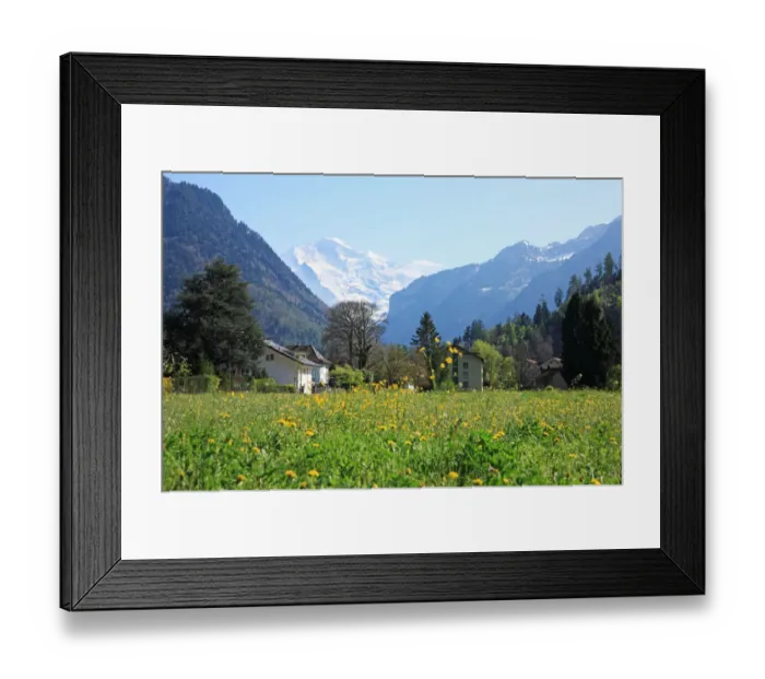 Framed Print : Switzerland, Interlaken Framed Print : Switzerland, Interlaken