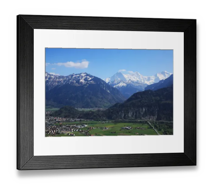 Framed Print : Swiss Alps Jungfrau-Aletsch Framed Print : Swiss Alps Jungfrau-Aletsch