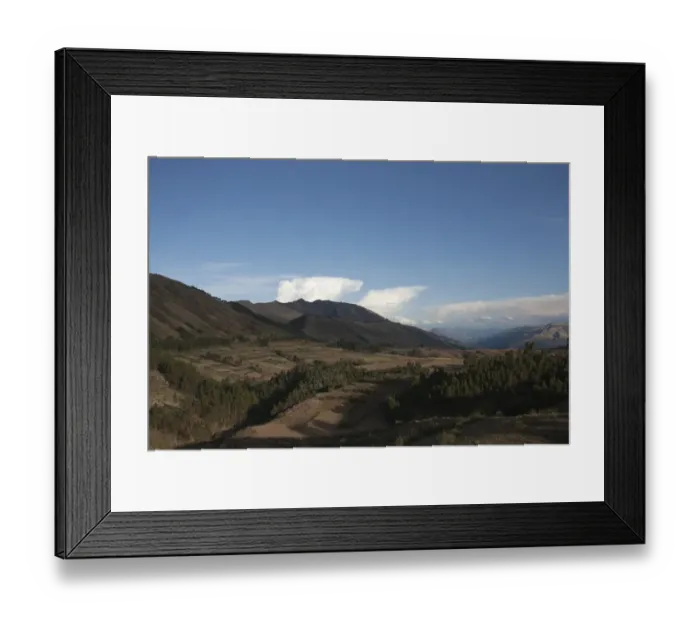 Framed Print : View from Pukapukara, near Cuzco, Peru Framed Print : View from Pukapukara, near Cuzco, Peru