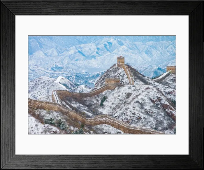 Framed Print : Great Wall in winter Framed Print : Great Wall in winter