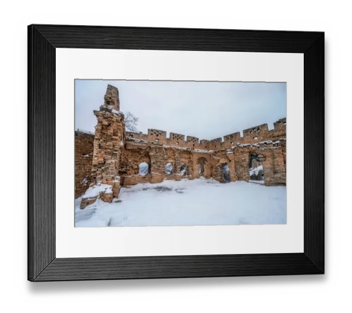 Framed Print : Great Wall in winter Framed Print : Great Wall in winter