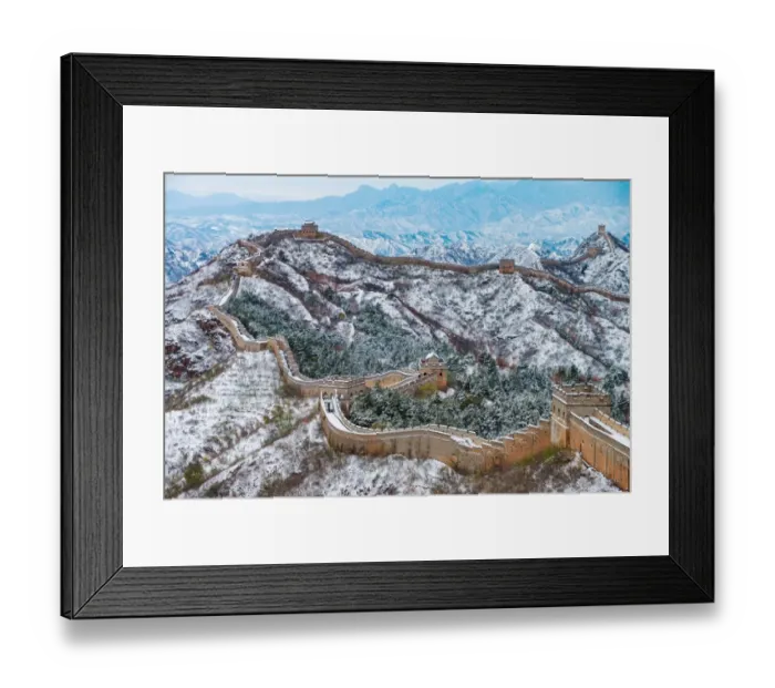 Framed Print : Great Wall in winter Framed Print : Great Wall in winter
