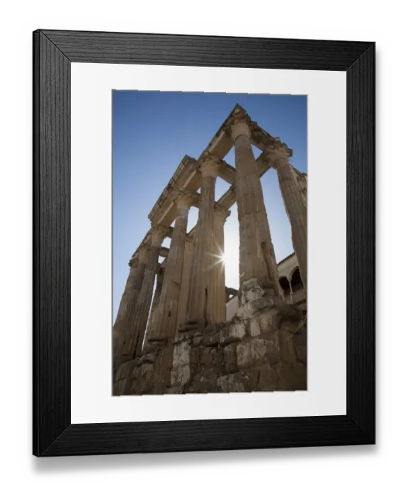 Framed Print : Ruins of Dianas temple in Merida Framed Print : Ruins of Dianas temple in Merida