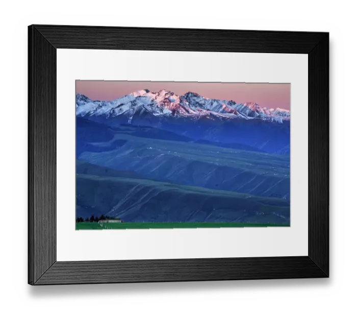 Framed Print : Dawn at Tian Shan Mountains, Xinjiang China Framed Print : Dawn at Tian Shan Mountains, Xinjiang China