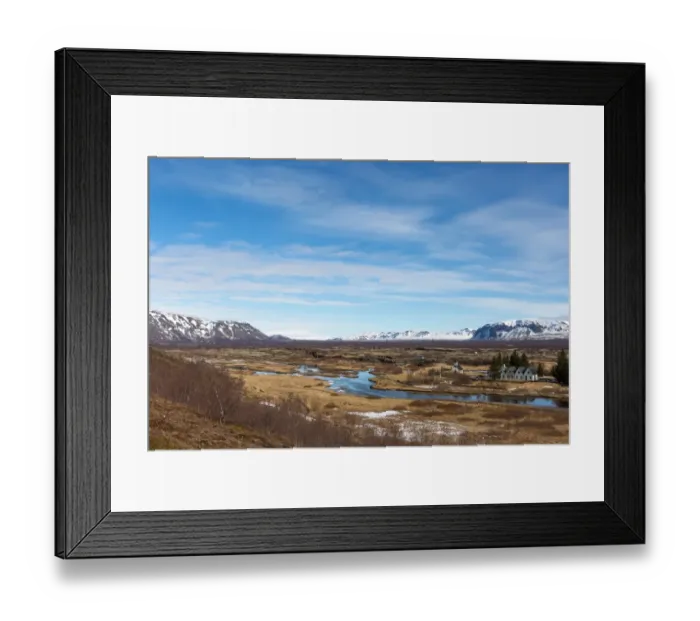 Framed Print : ingvellir National Park - thingvellir national park - Golden Circle, Reykjavik, Iceland
