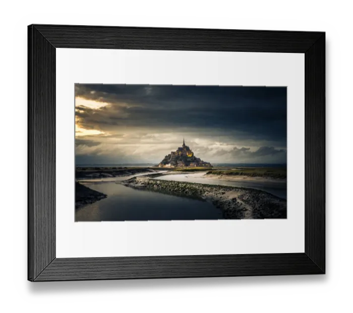Framed Print : Le Mont Saint Michel, France Framed Print : Le Mont Saint Michel, France