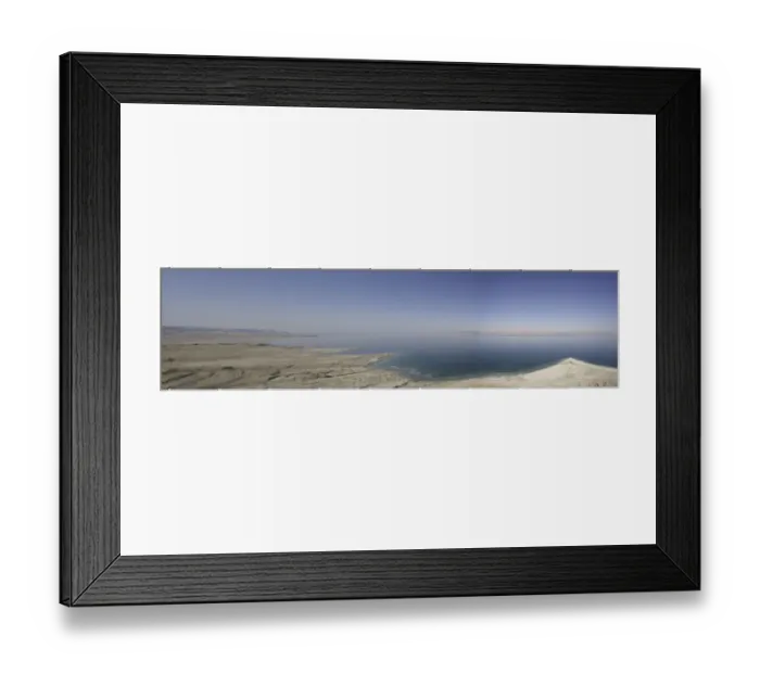 Framed Print : Panorama of the Dead sea, Israeli side Framed Print : Panorama of the Dead sea, Israeli side