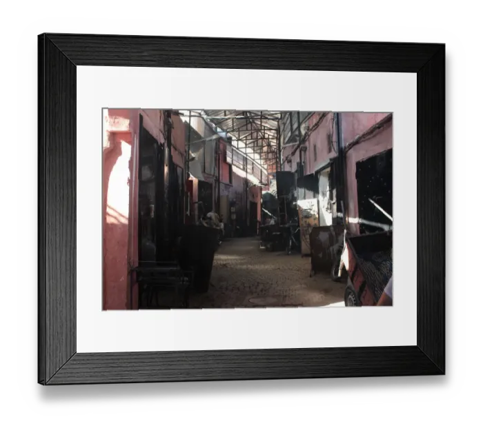 Framed Print : Street in the souk of blacksmiths in Marrakech Framed Print : Street in the souk of blacksmiths in Marrakech