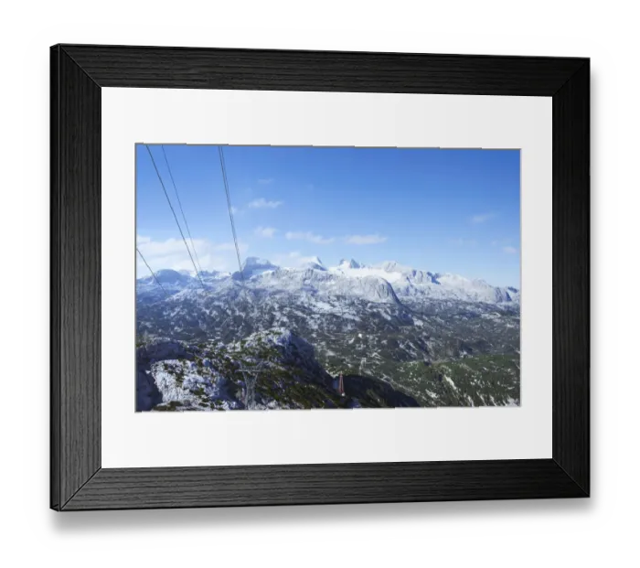 Framed Print : Dachstein Mountain panorama, Austria Framed Print : Dachstein Mountain panorama, Austria