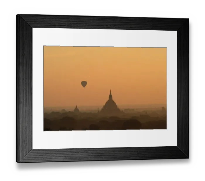 Framed Print : Beautiful morning scene in Old Bagan, Myanmar Framed Print : Beautiful morning scene in Old Bagan, Myanmar