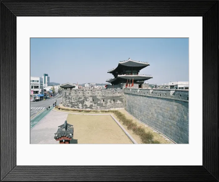 Framed Print : Hwaseong Fortress, UNESCO World Heritage, Suwon Korea Framed Print : Hwaseong Fortress, UNESCO World Heritage, Suwon Korea