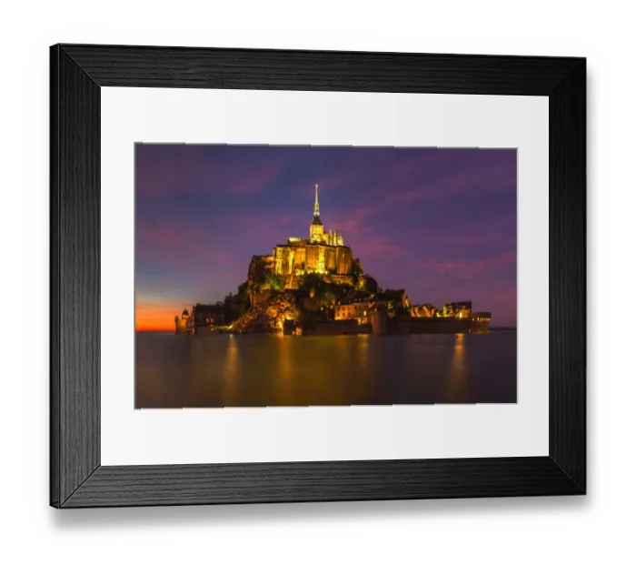 Framed Print : Le Mont Saint-Michel, Normandy, France Framed Print : Le Mont Saint-Michel, Normandy, France