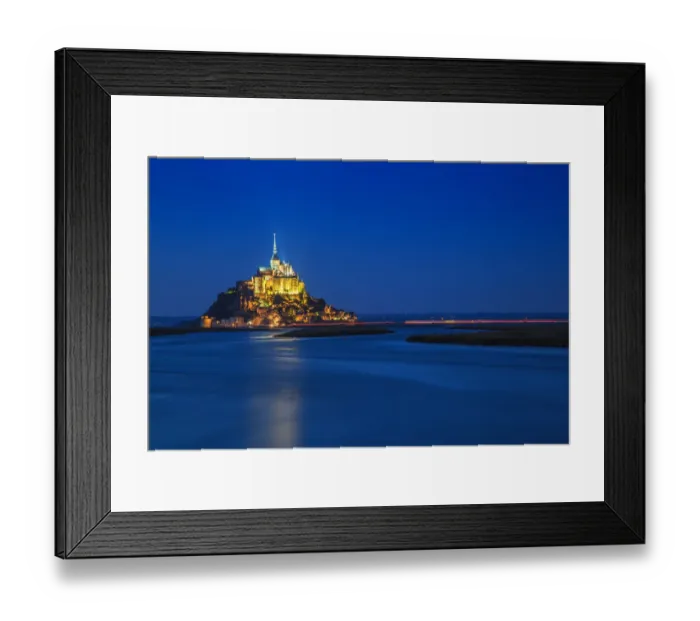 Framed Print : Mont Saint-Michel at sunset Framed Print : Mont Saint-Michel at sunset