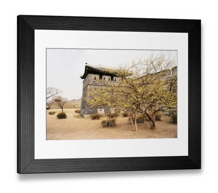 Framed Print : Hwaseong Fortress, UNESCO World Heritage, Suwon Korea Framed Print : Hwaseong Fortress, UNESCO World Heritage, Suwon Korea