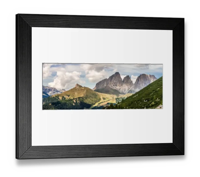 Framed Print : View on Grohmannspitze, Dolomites Framed Print : View on Grohmannspitze, Dolomites