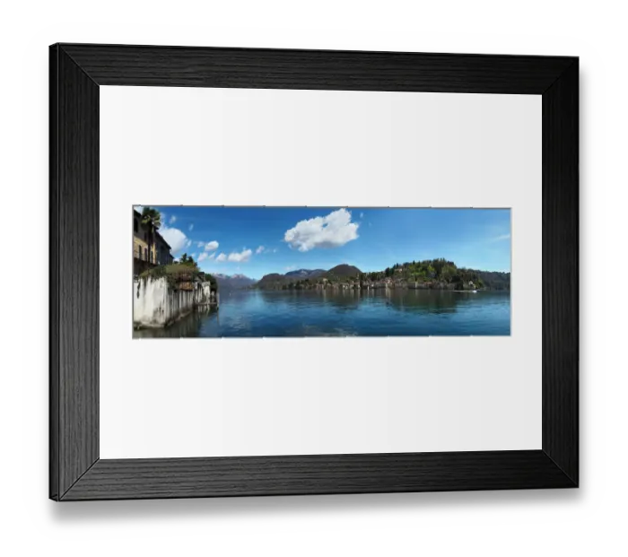Framed Print : Panorama View Of Orta San Giulio, Lake Orta, Northern Italy Framed Print : Panorama View Of Orta San Giulio, Lake Orta, Northern Italy