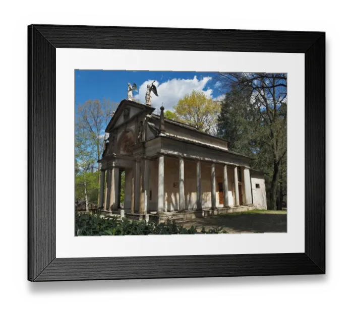 Framed Print : Chapel XI On The Sacred Mountain Of Orta, Northern Italy Framed Print : Chapel XI On The Sacred Mountain Of Orta, Northern Italy