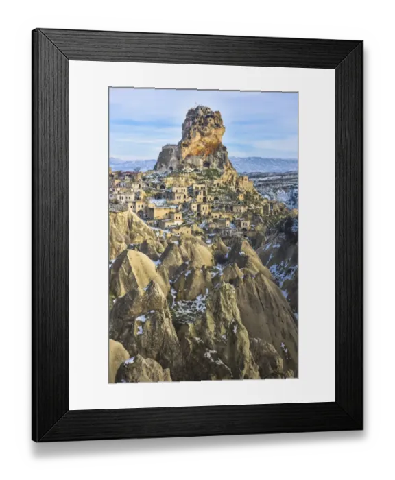 Framed Print : Ortahisar Castle Framed Print : Ortahisar Castle