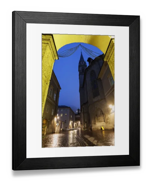 Framed Print : Austria, Salzburg, Franciscan Church Framed Print : Austria, Salzburg, Franciscan Church
