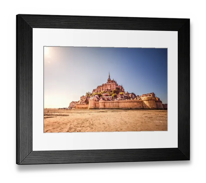 Framed Print : Mont Saint-Michel in the afternoon sun Framed Print : Mont Saint-Michel in the afternoon sun