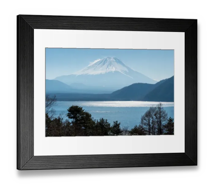 Framed Print : Dazzling Fuji in spring Framed Print : Dazzling Fuji in spring