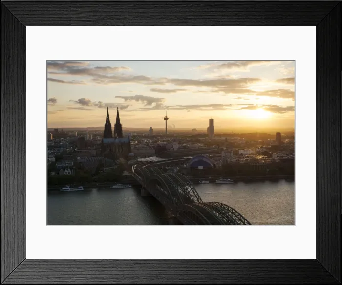 Framed Print : Cologne Cathedral at sunset Framed Print : Cologne Cathedral at sunset