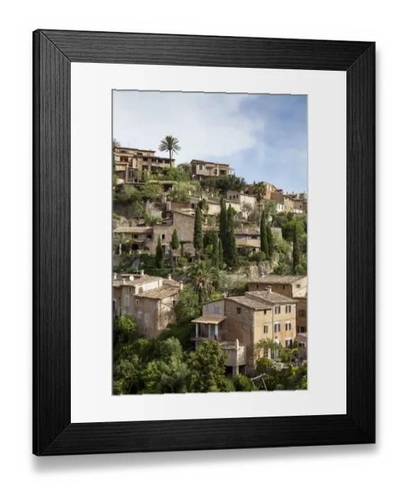 Framed Print : The picturesque town of Deia Framed Print : The picturesque town of Deia