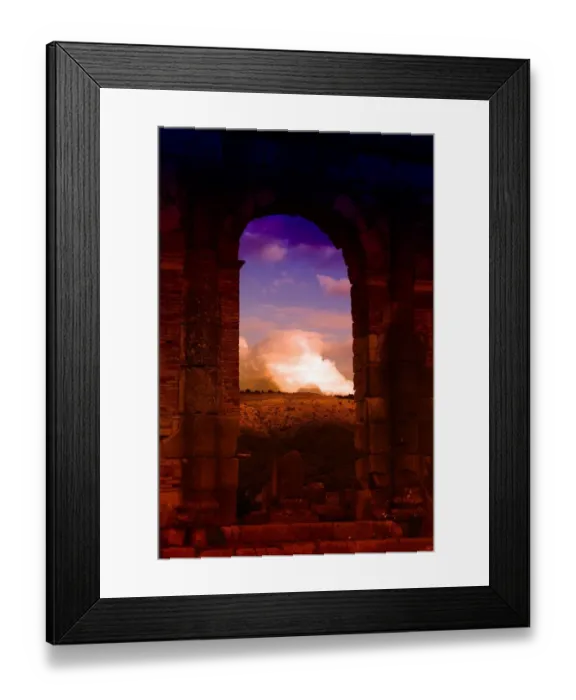 Framed Print : Sunset at Volubilis Morocco Framed Print : Sunset at Volubilis Morocco