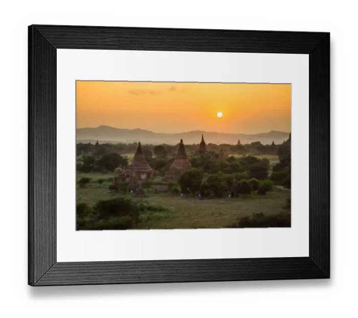 Framed Print : Pagoda in Bagan pagoda field Framed Print : Pagoda in Bagan pagoda field