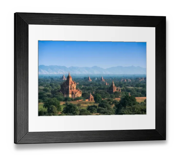 Framed Print : Stone pagoda in Bagan pagoda field Framed Print : Stone pagoda in Bagan pagoda field