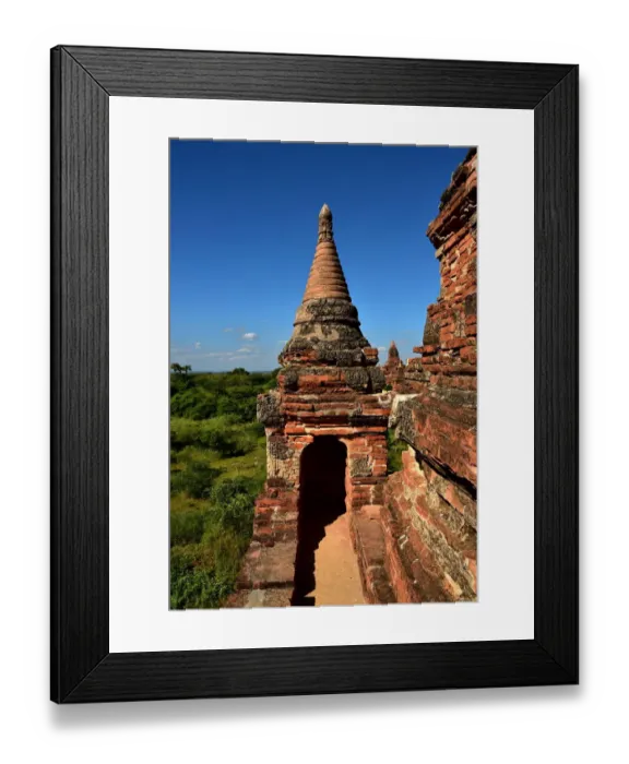Framed Print : Bagan Buddhist Temple Unesco Myanmar Framed Print : Bagan Buddhist Temple Unesco Myanmar
