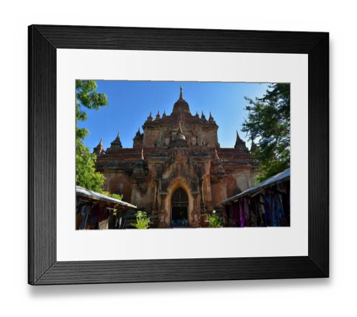 Framed Print : Hti Lo Min Lo Bagan Buddhist Temple Unesco Myanmar Framed Print : Hti Lo Min Lo Bagan Buddhist Temple Unesco Myanmar