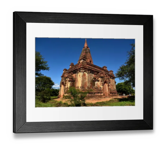 Framed Print : Gu Pyauk Gyi Bagan Buddhist Temple Unesco Myanmar Framed Print : Gu Pyauk Gyi Bagan Buddhist Temple Unesco Myanmar