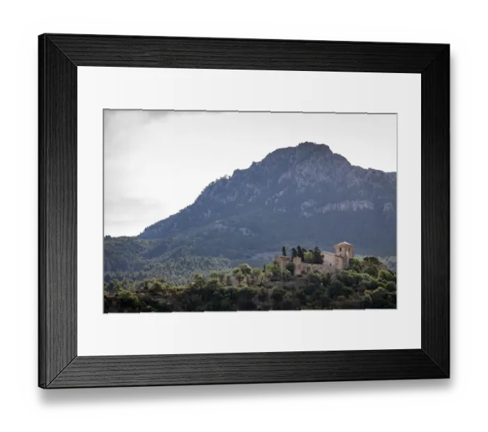 Framed Print : Village of Deia in the Sierra de Tramuntana Framed Print : Village of Deia in the Sierra de Tramuntana