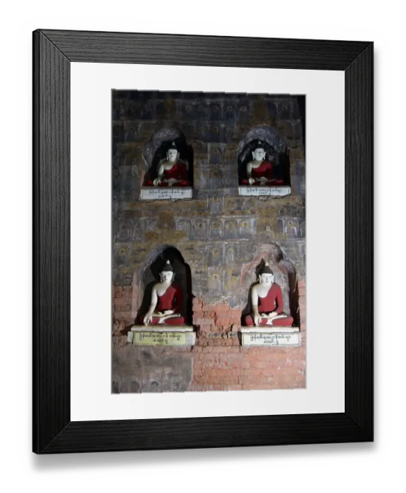 Framed Print : Gu Pyauk Gyi Bagan Buddhist Temple Unesco Myanmar Framed Print : Gu Pyauk Gyi Bagan Buddhist Temple Unesco Myanmar