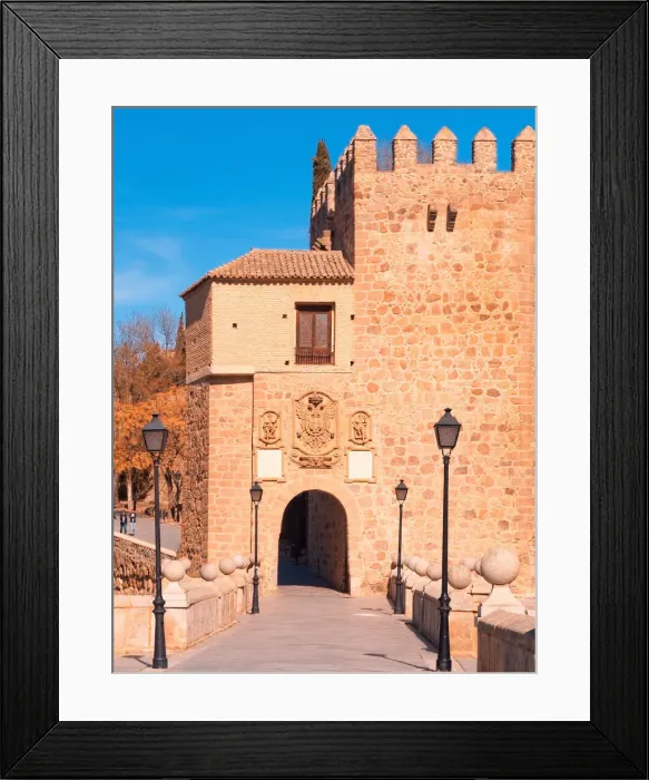 Framed Print : Toledo, St MartinAśs Bridge Framed Print : Toledo, St MartinAśs Bridge