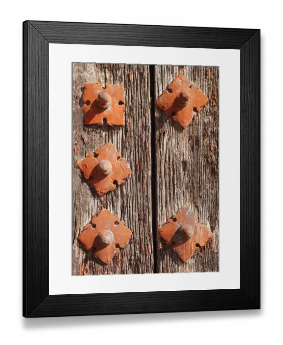 Framed Print : Toledo, Nails and Wood Framed Print : Toledo, Nails and Wood