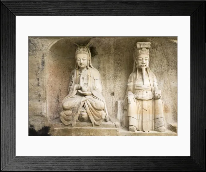 Framed Print : Rock Carvings, Beishan, Dazu, Chongqing, China Framed Print : Rock Carvings, Beishan, Dazu, Chongqing, China
