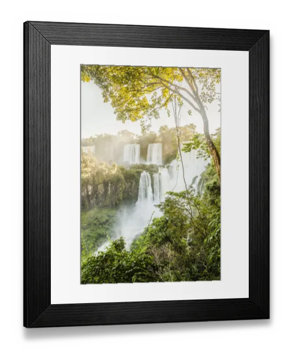 Framed Print : Majestic Iguazu Waterfalls in Argentina Framed Print : Majestic Iguazu Waterfalls in Argentina