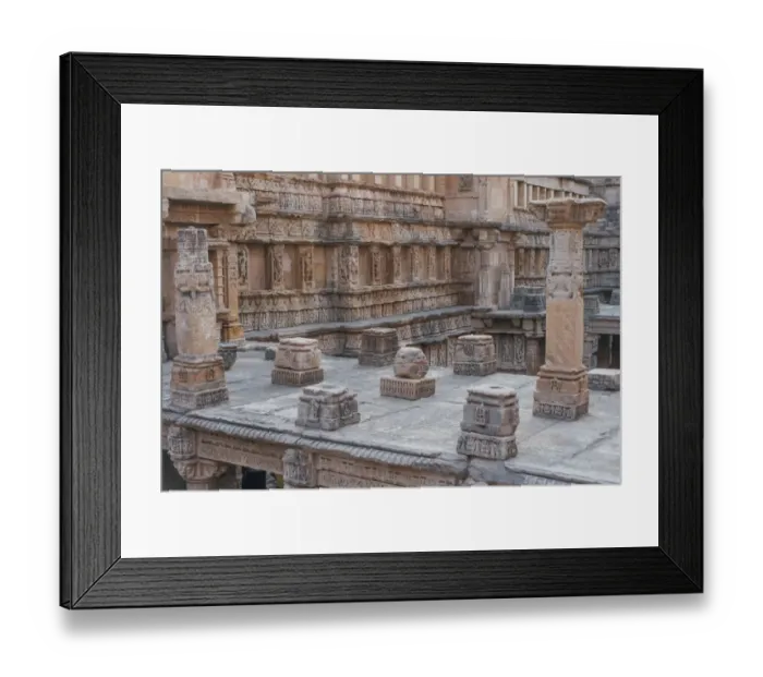 Framed Print : Rani Ki Vav Queens Stepwell Framed Print : Rani Ki Vav Queens Stepwell