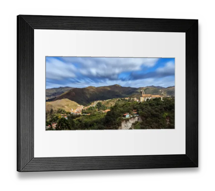 Framed Print : Looking at the hills of Ouro Preto, Minas Gerais Framed Print : Looking at the hills of Ouro Preto, Minas Gerais