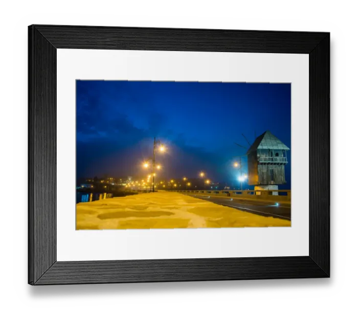 Framed Print : Night over Nessebar Framed Print : Night over Nessebar