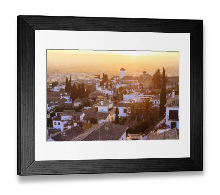 Framed Print : Granada Albaicin Sunset Framed Print : Granada Albaicin Sunset