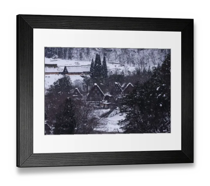 Framed Print : Shirakawago Village Framed Print : Shirakawago Village