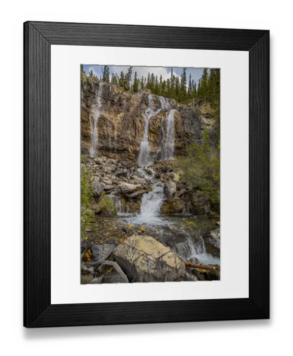 Framed Print : Tangle Falls, Jasper National Park