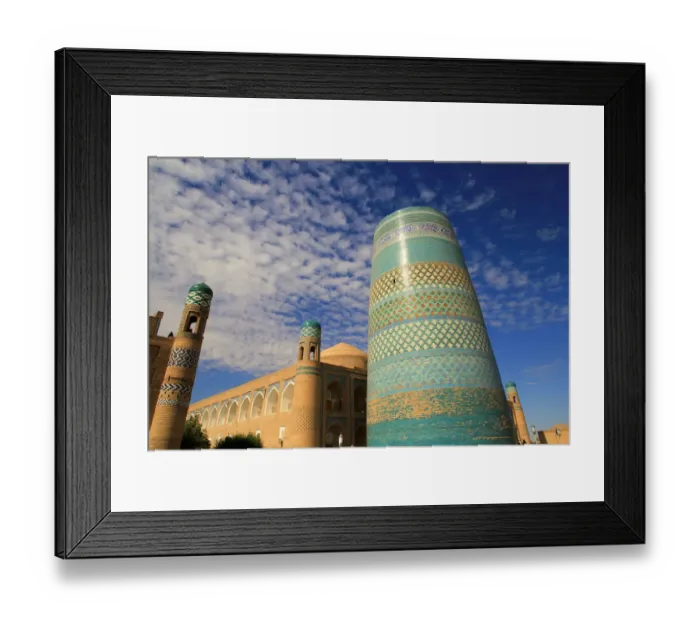 Framed Print : The unfinished minaret (Kalta-Minor) in Khiva Framed Print : The unfinished minaret (Kalta-Minor) in Khiva