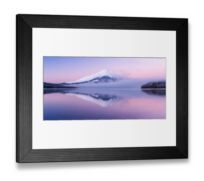 Framed Print : Winter Morning Fuji Framed Print : Winter Morning Fuji